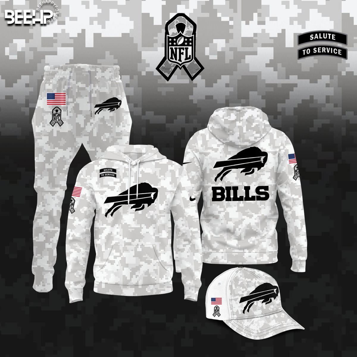 Buffalo Bills Camo Salute to Service 