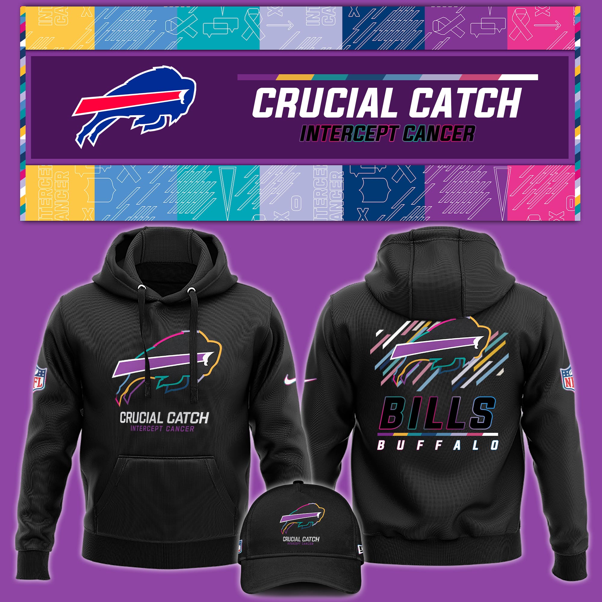 Buffalo Bills Crucial Catch Hoodie