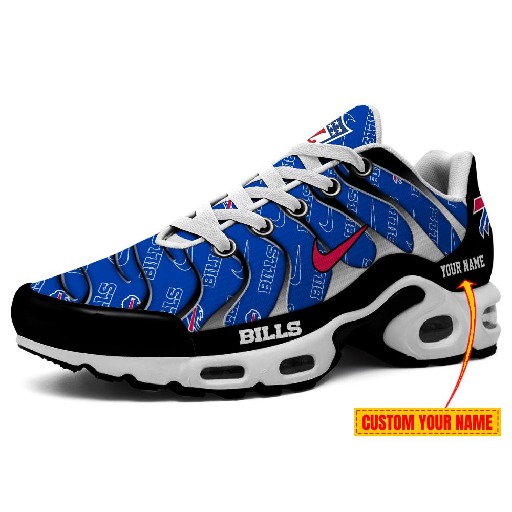 Buffalo Bills-Pattern Swoosh Personalized H56 Shoes-SP16112304ID02DS08