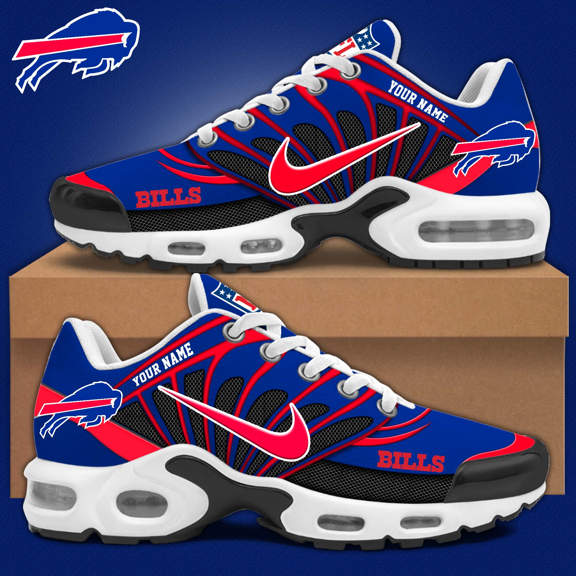 Buffalo Bills Personalized Shoes