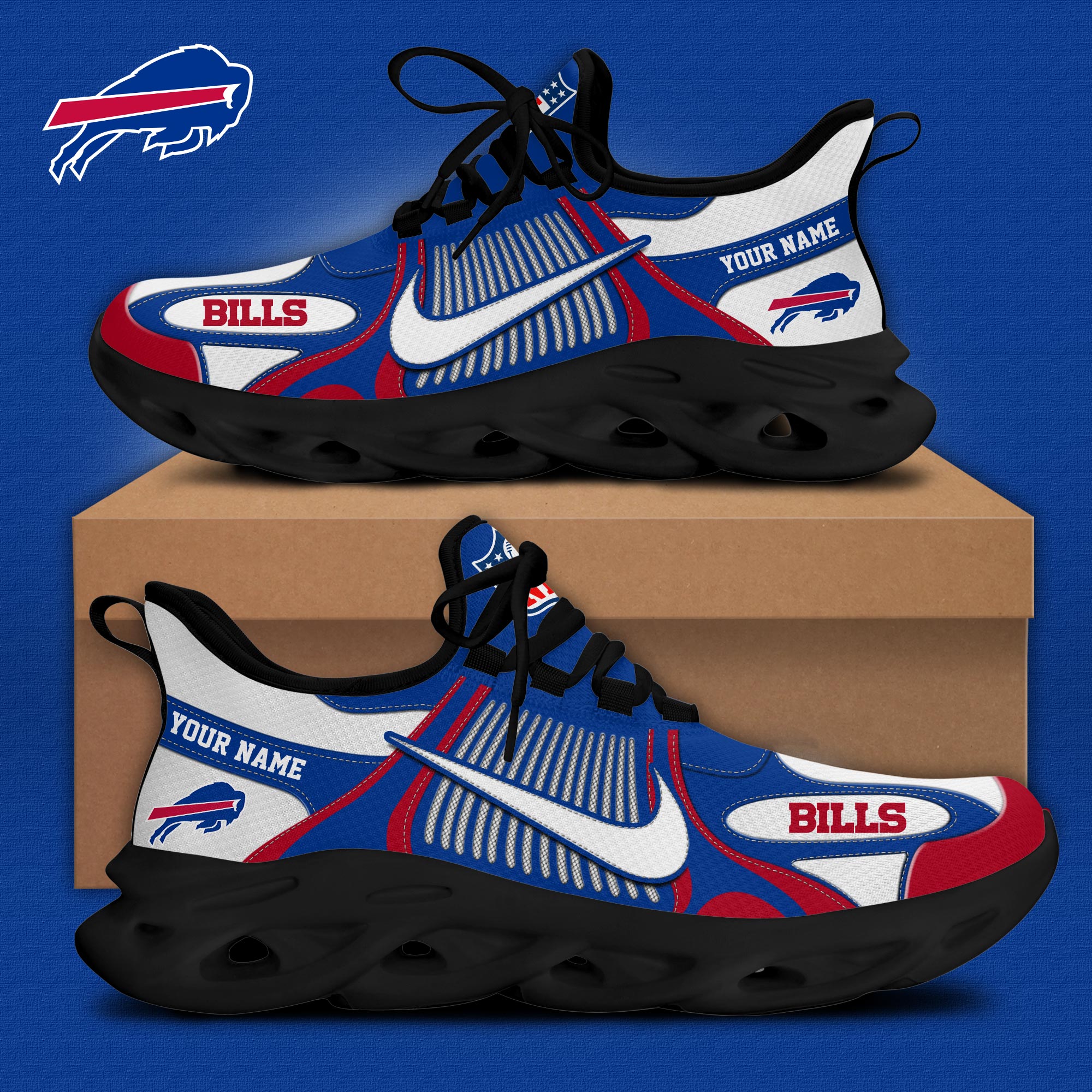 Buffalo Bills   Personalized Shoes