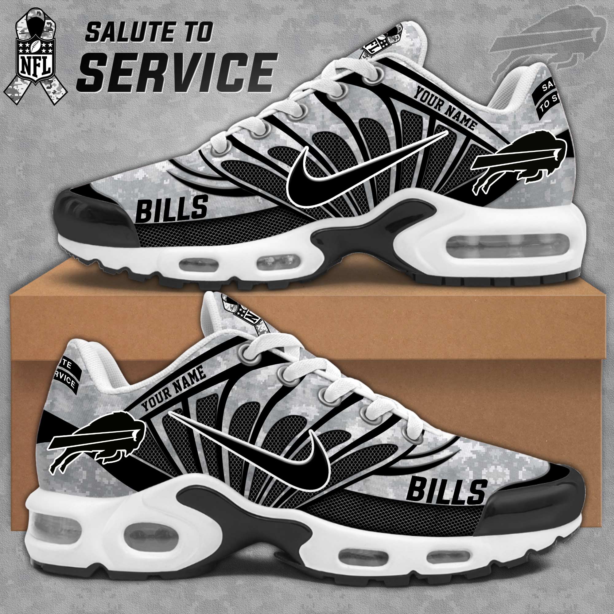 Buffalo Bills Veterans Day Shoes