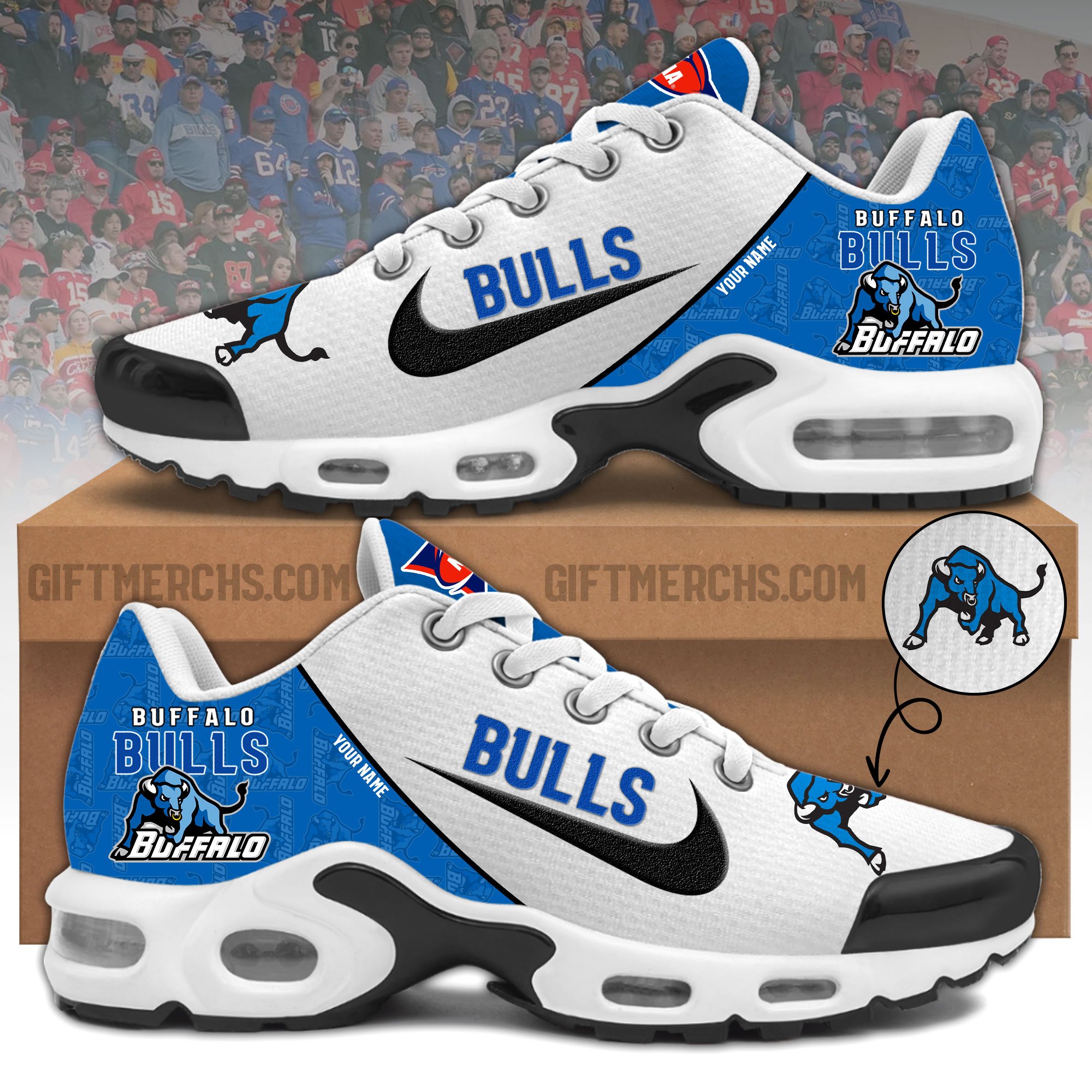 Buffalo Bulls    Personalized Shoes