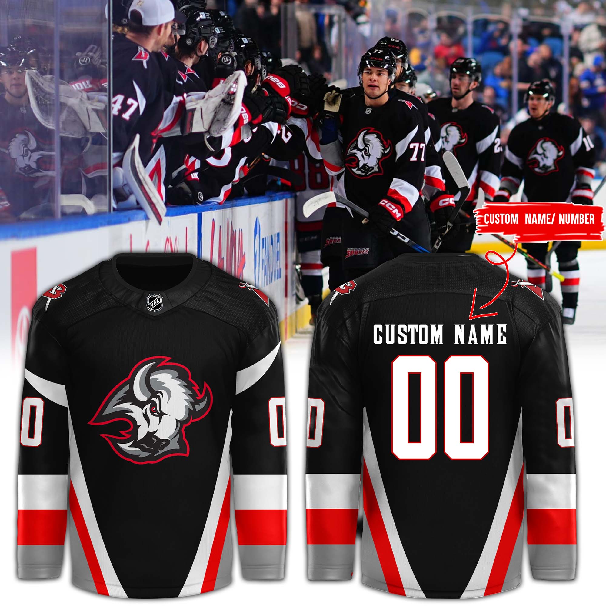 Buffalo Sabres New Custom Jersey