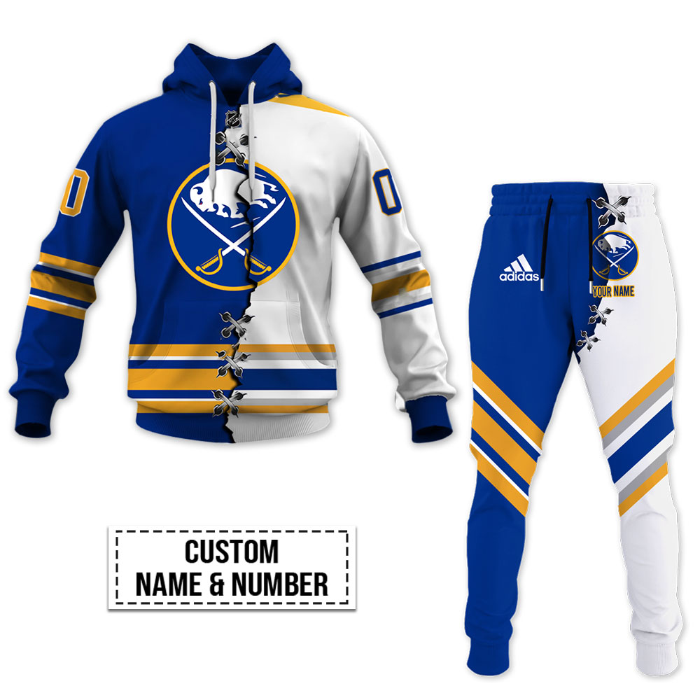 Buffalo Sabres-Personalized NHL Mix Jersey Hoodie OFF 40%