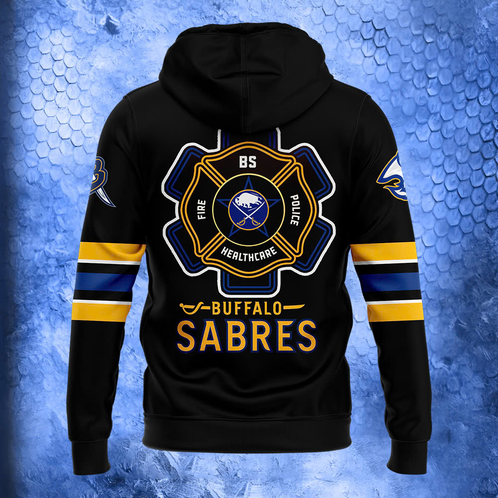 Buffalo Sabres x Firefighter Appreciation Night Premium Personalized Hoodie
