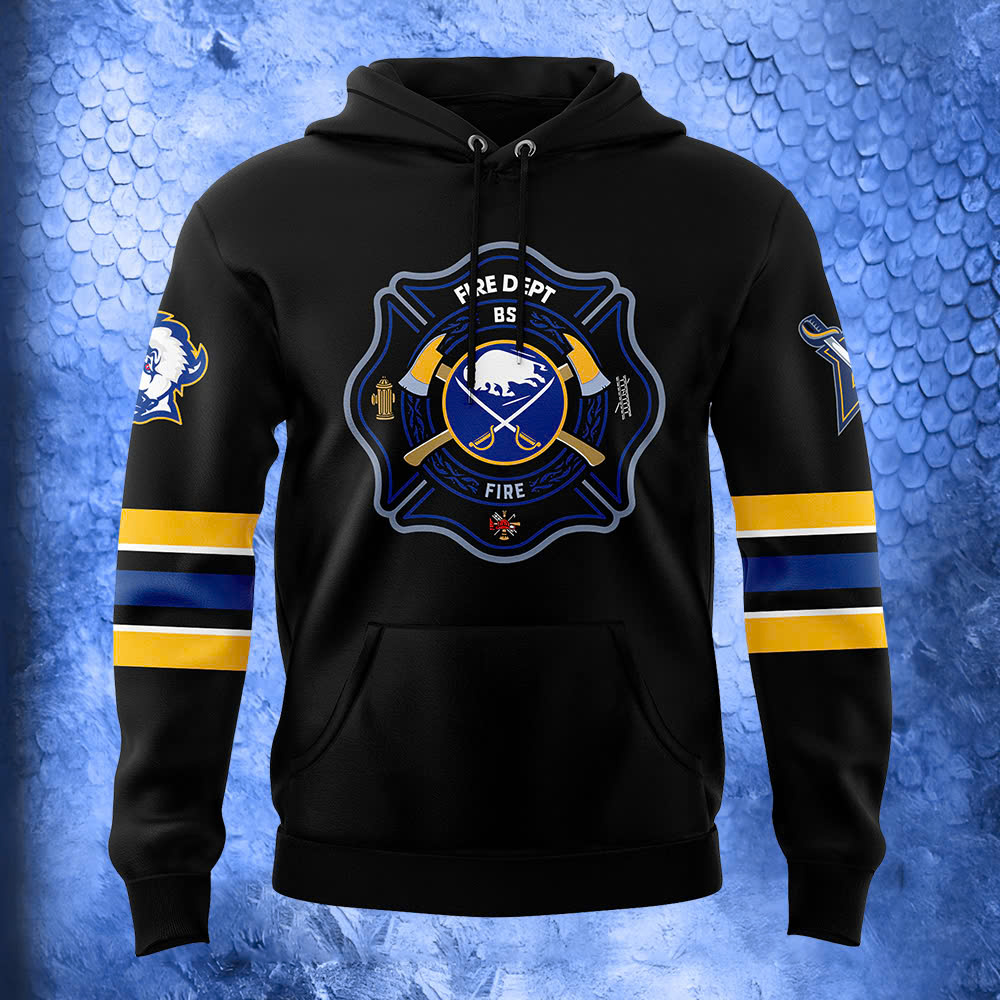Buffalo Sabres x Firefighter Appreciation Night Premium Personalized Hoodie
