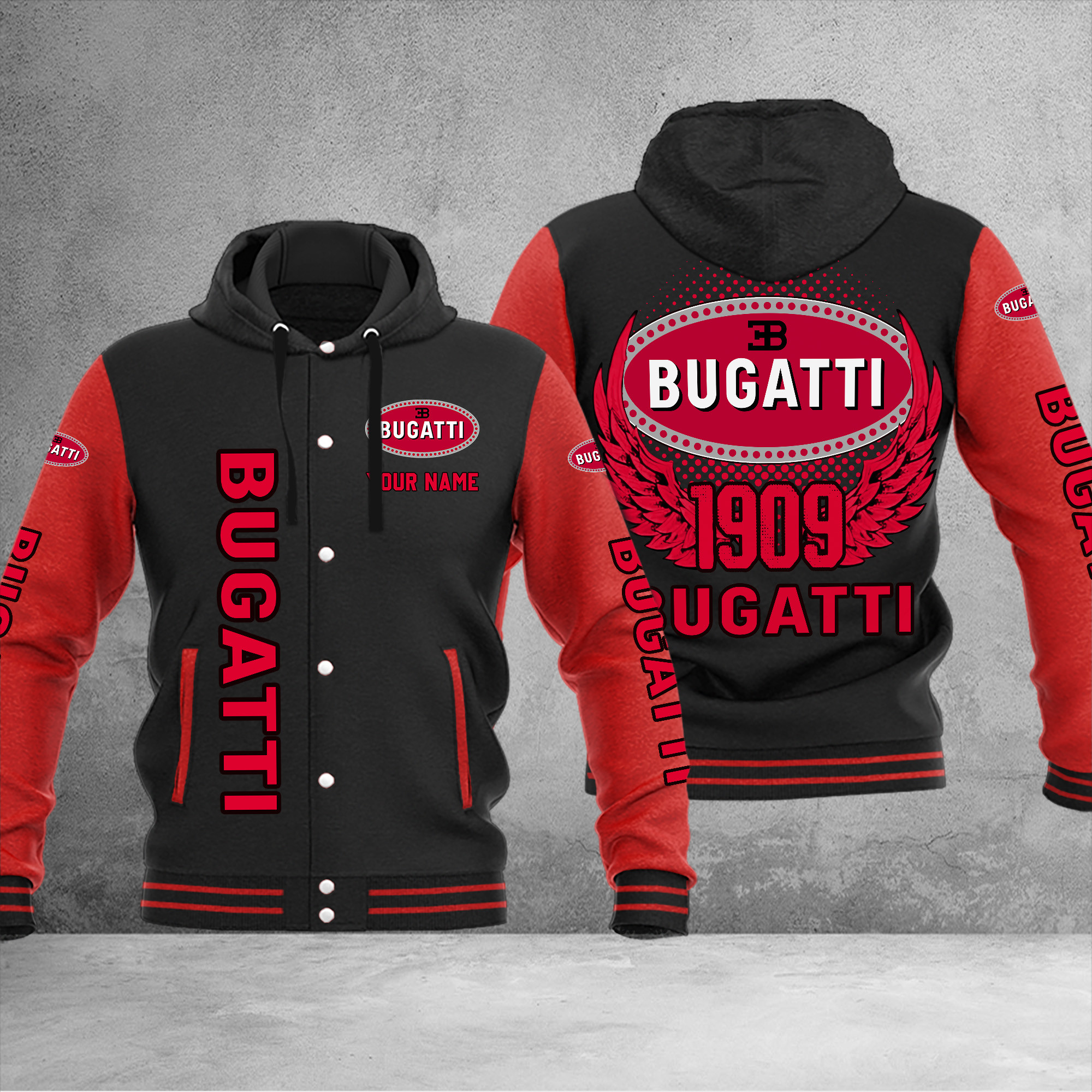 Bugatti DMHJ1025 Baseball Jacket Multicolor