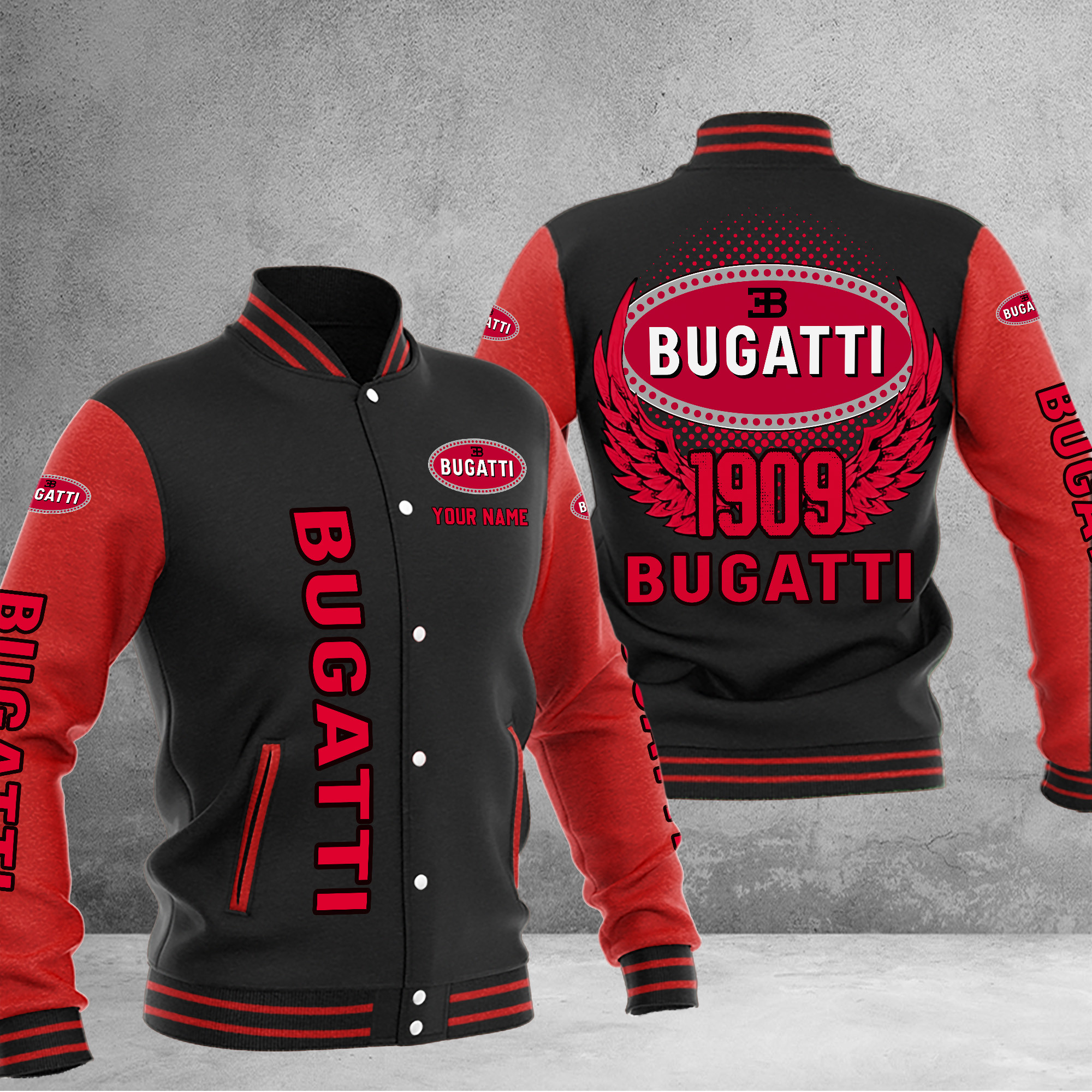 Bugatti DMHJ1025 Baseball Jacket Multicolor