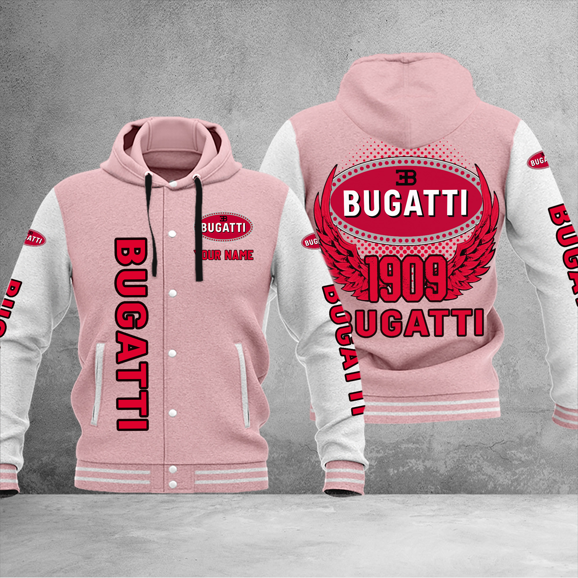 Bugatti DMHJ1025 Baseball Jacket Multicolor