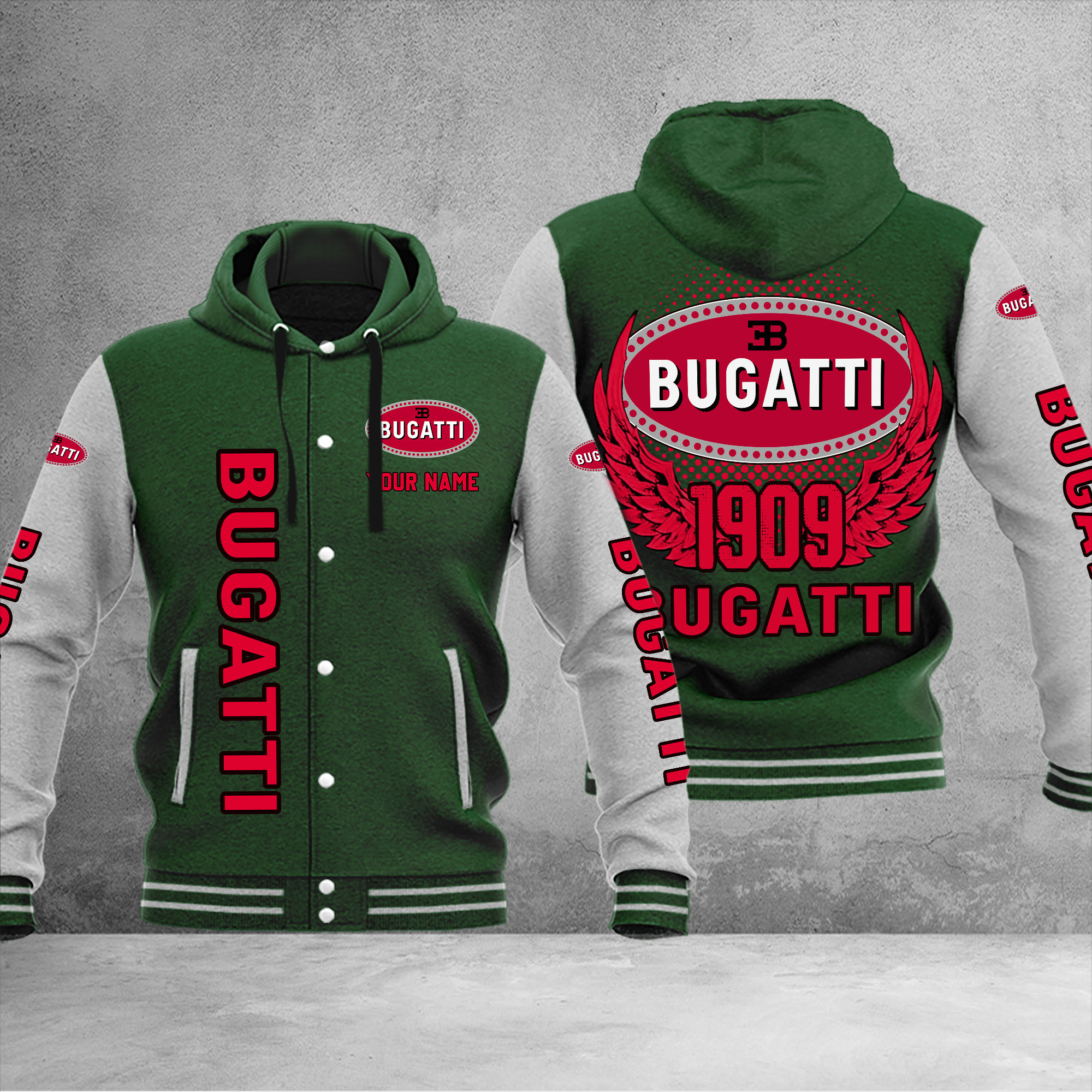 Bugatti DMHJ1025 Baseball Jacket Multicolor