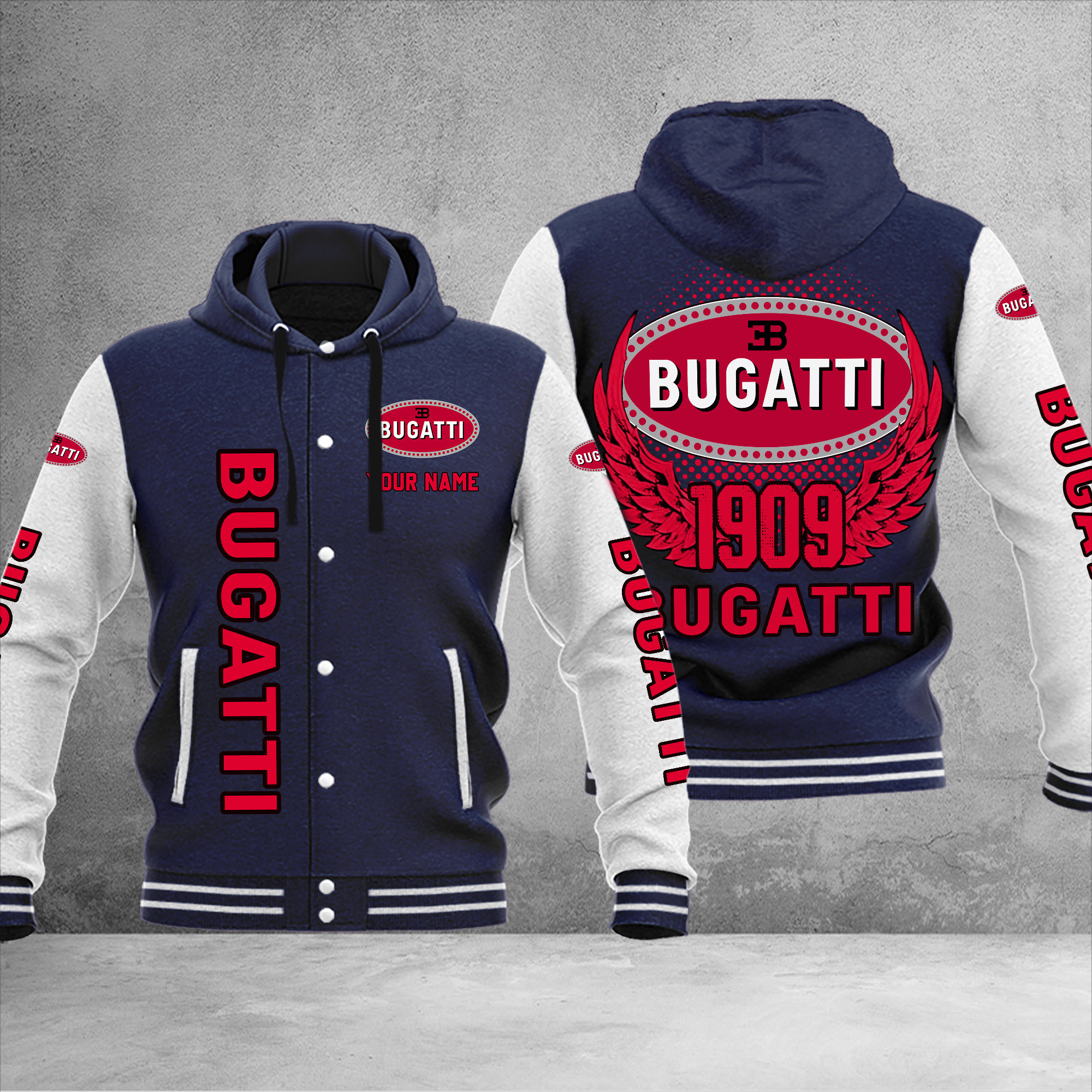 Bugatti DMHJ1025 Baseball Jacket Multicolor
