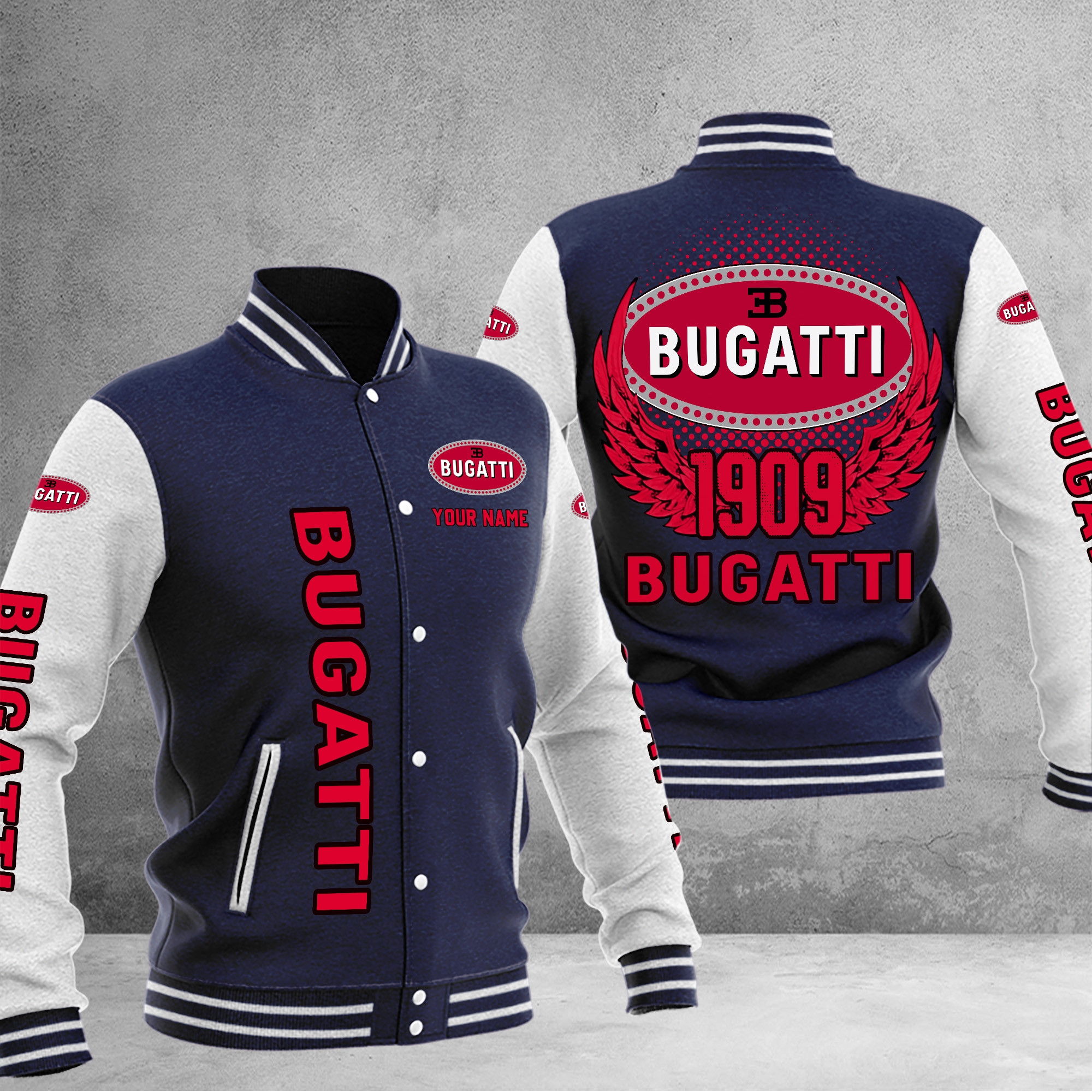 Bugatti DMHJ1025 Baseball Jacket Multicolor