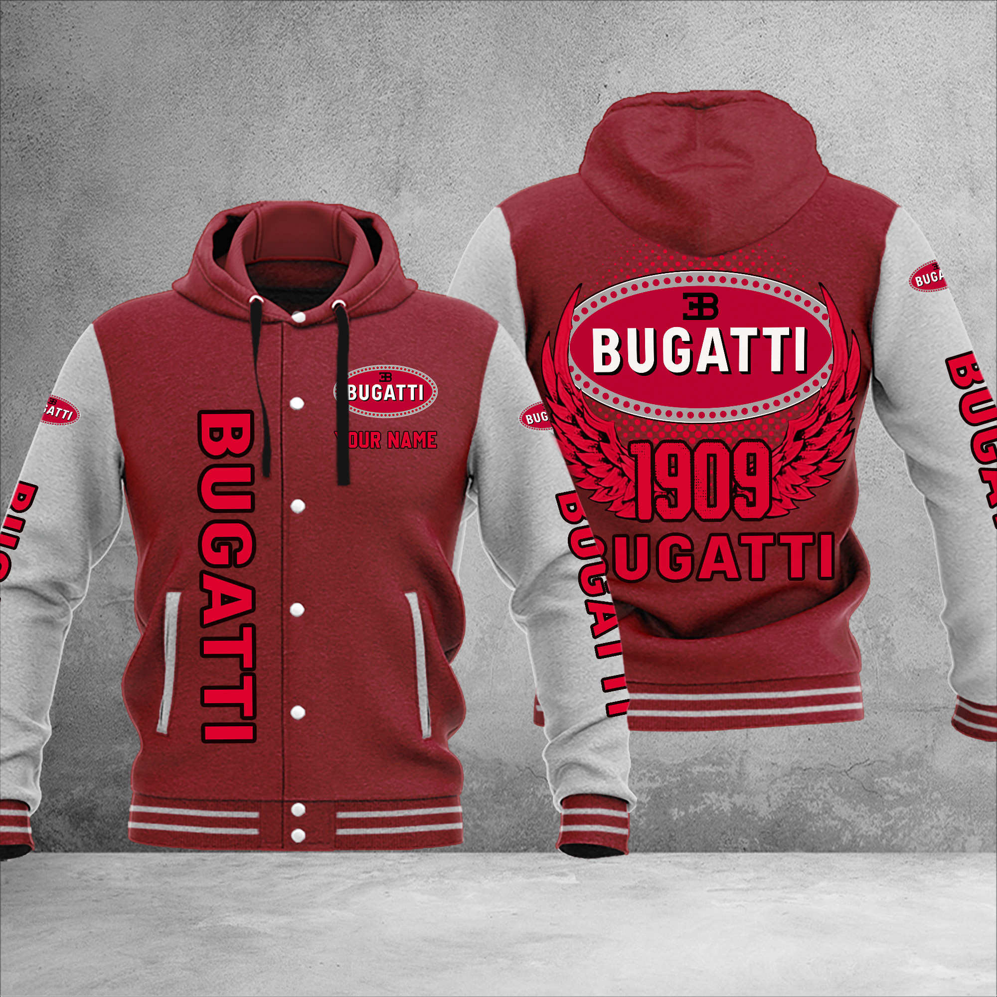 Bugatti DMHJ1025 Baseball Jacket Multicolor