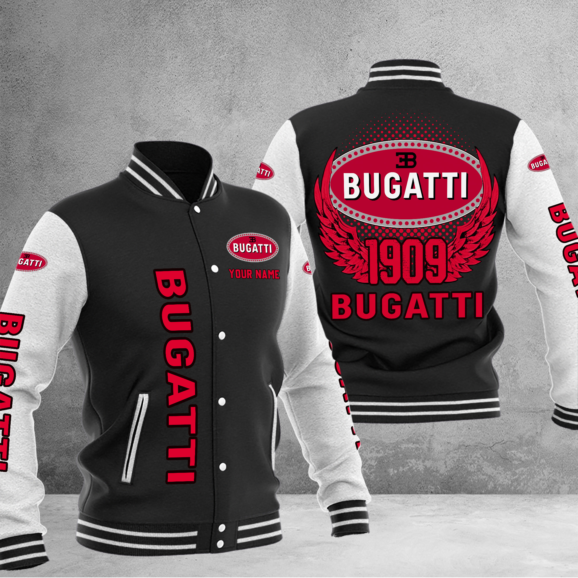 Bugatti DMHJ1025 Baseball Jacket Multicolor
