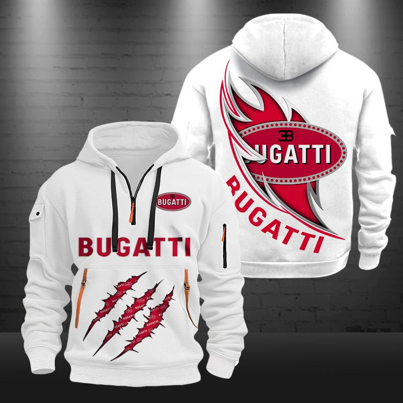 Bugatti New Zip Hoodie 0426 Multicolor