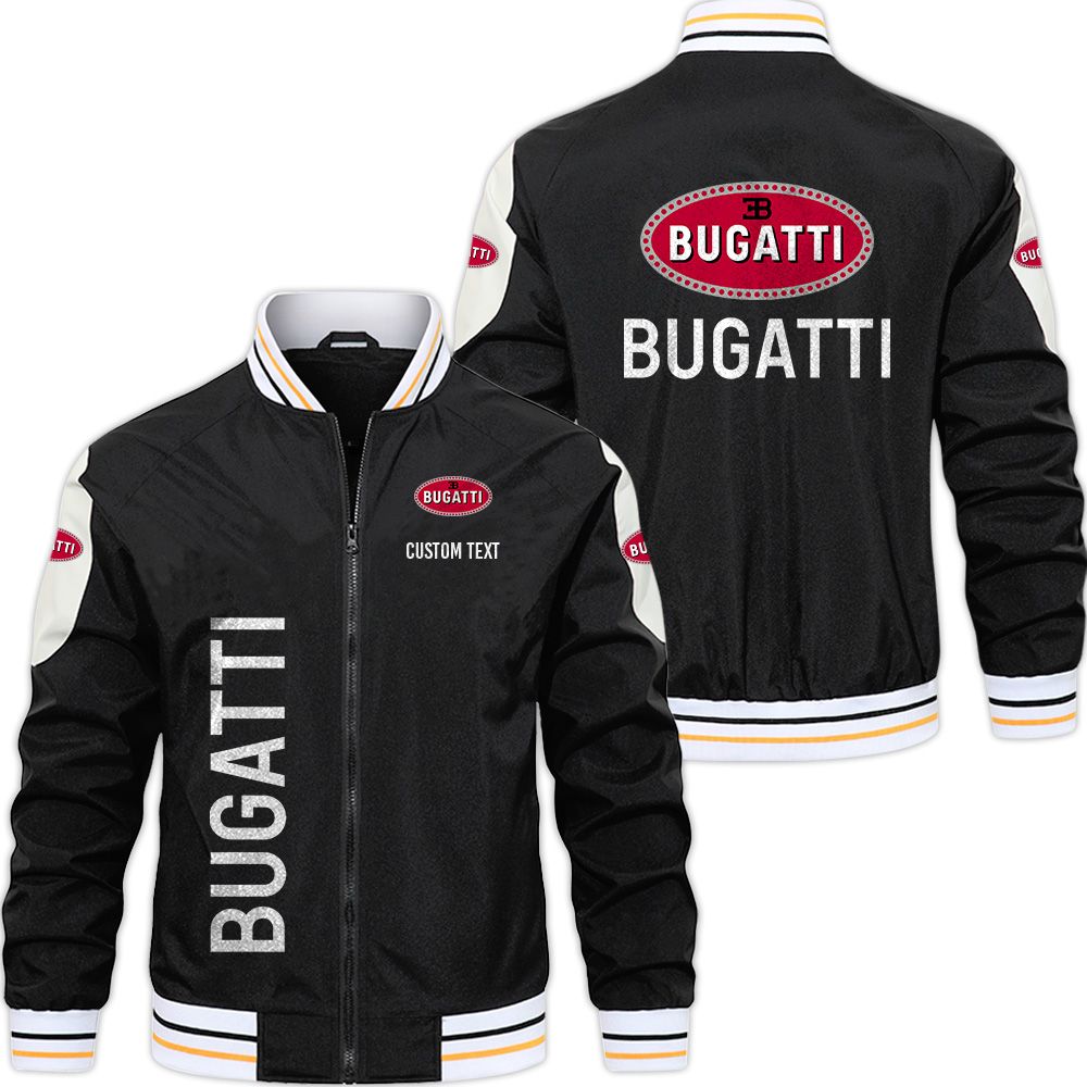 Bugatti Varsity Jacket, Zipper Jackets Customize Name