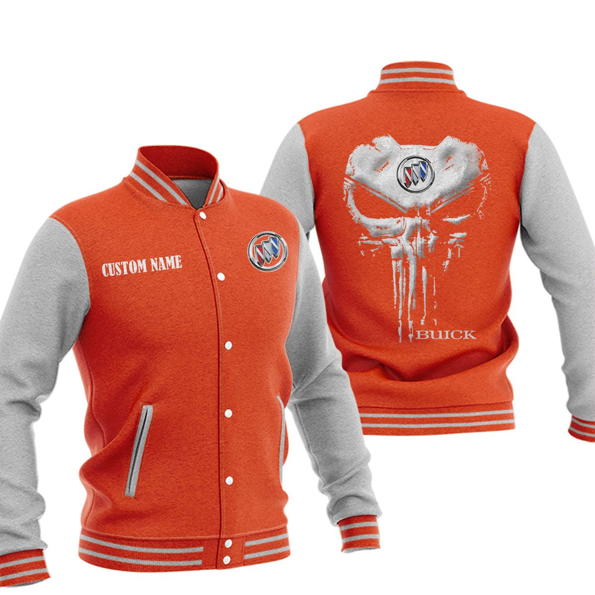 Buick Baseball Jacket, Multicolor
