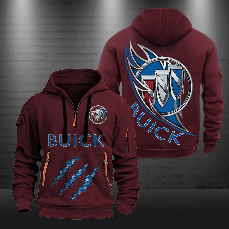 Buick New Zip Hoodie 0427 Multicolor