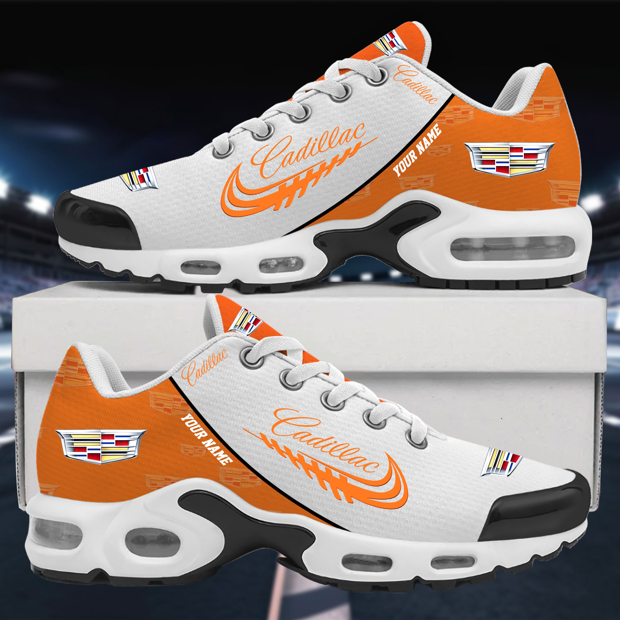 Cadillac Custom Name Sport Shoes VS4