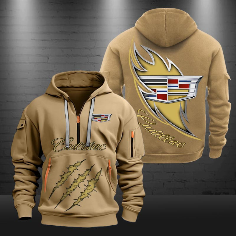 Cadillac New Zip Hoodie 0428 Multicolor