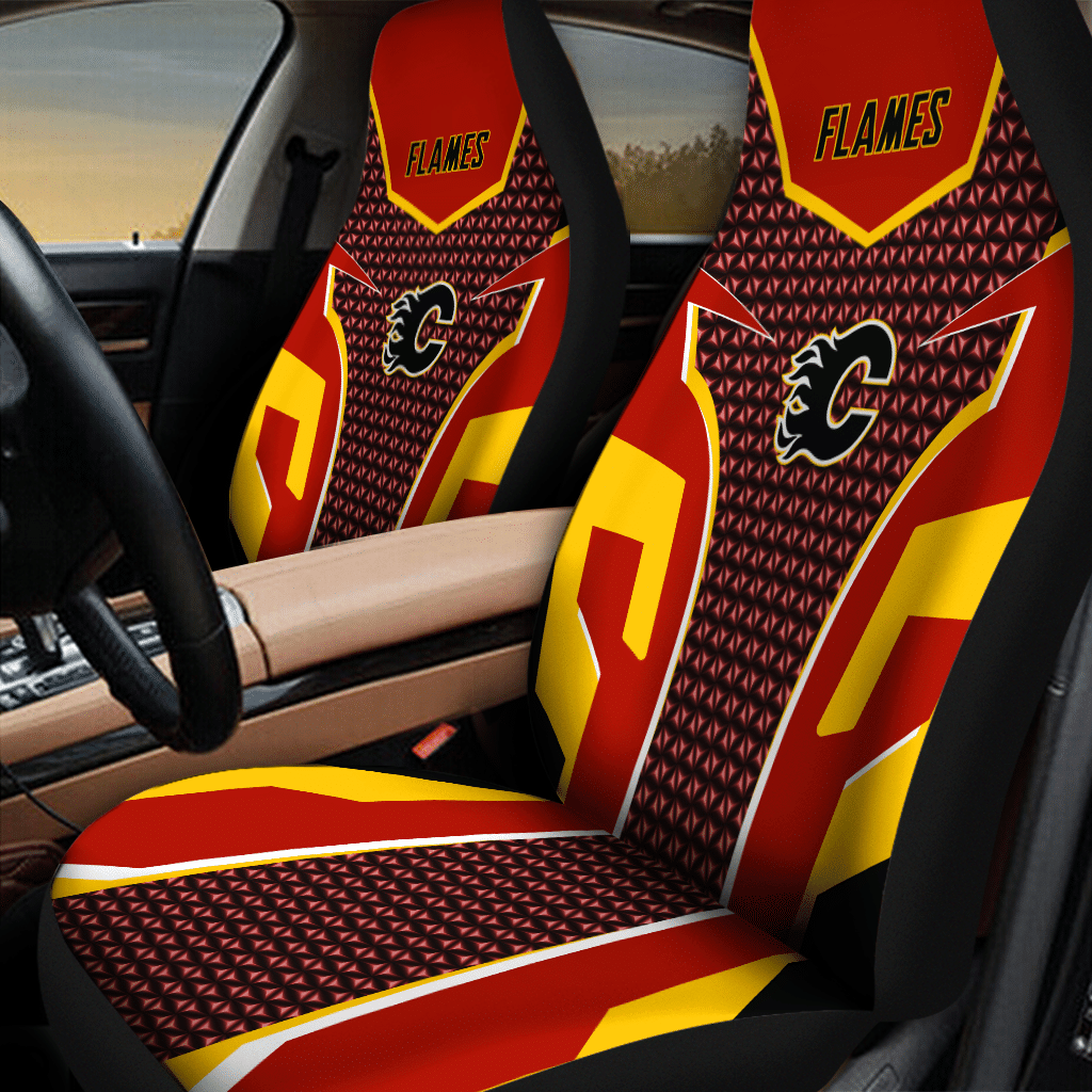 Calgary Flames Car Seat Covers (SET OF 2) CP0618