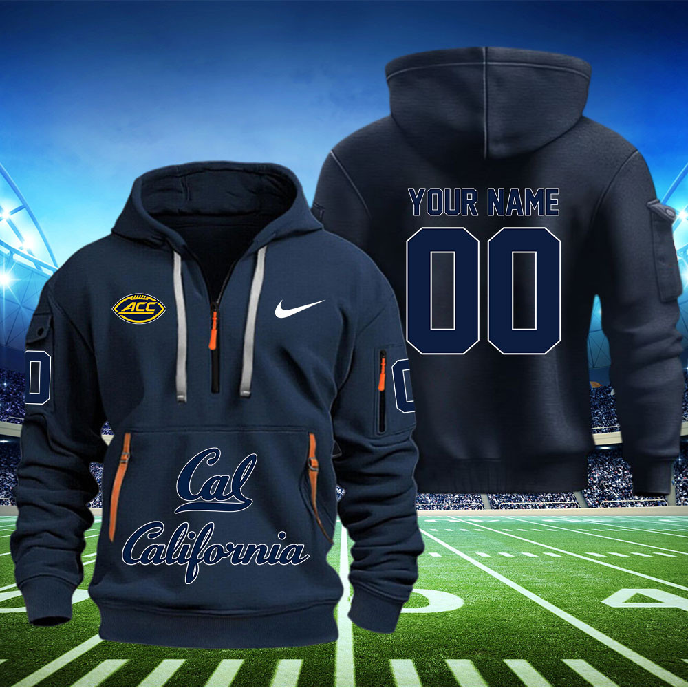 California Golden Bears Football Quarter Zip Hoodie
