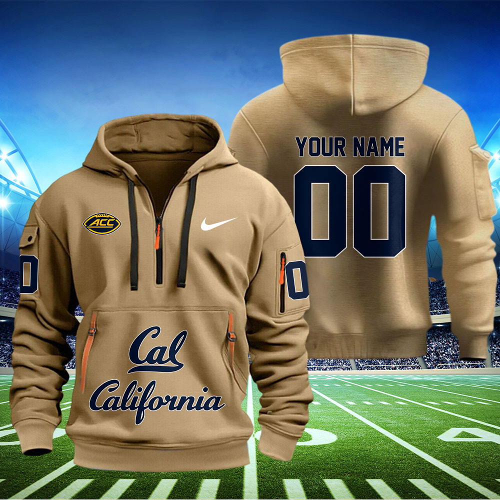 California Golden Bears Football Quarter Zip Hoodie