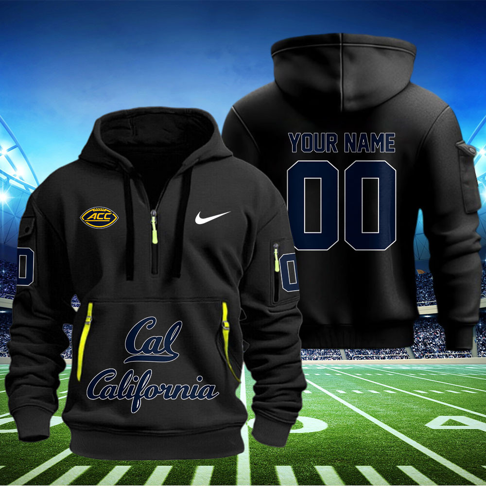 California Golden Bears Football Quarter Zip Hoodie