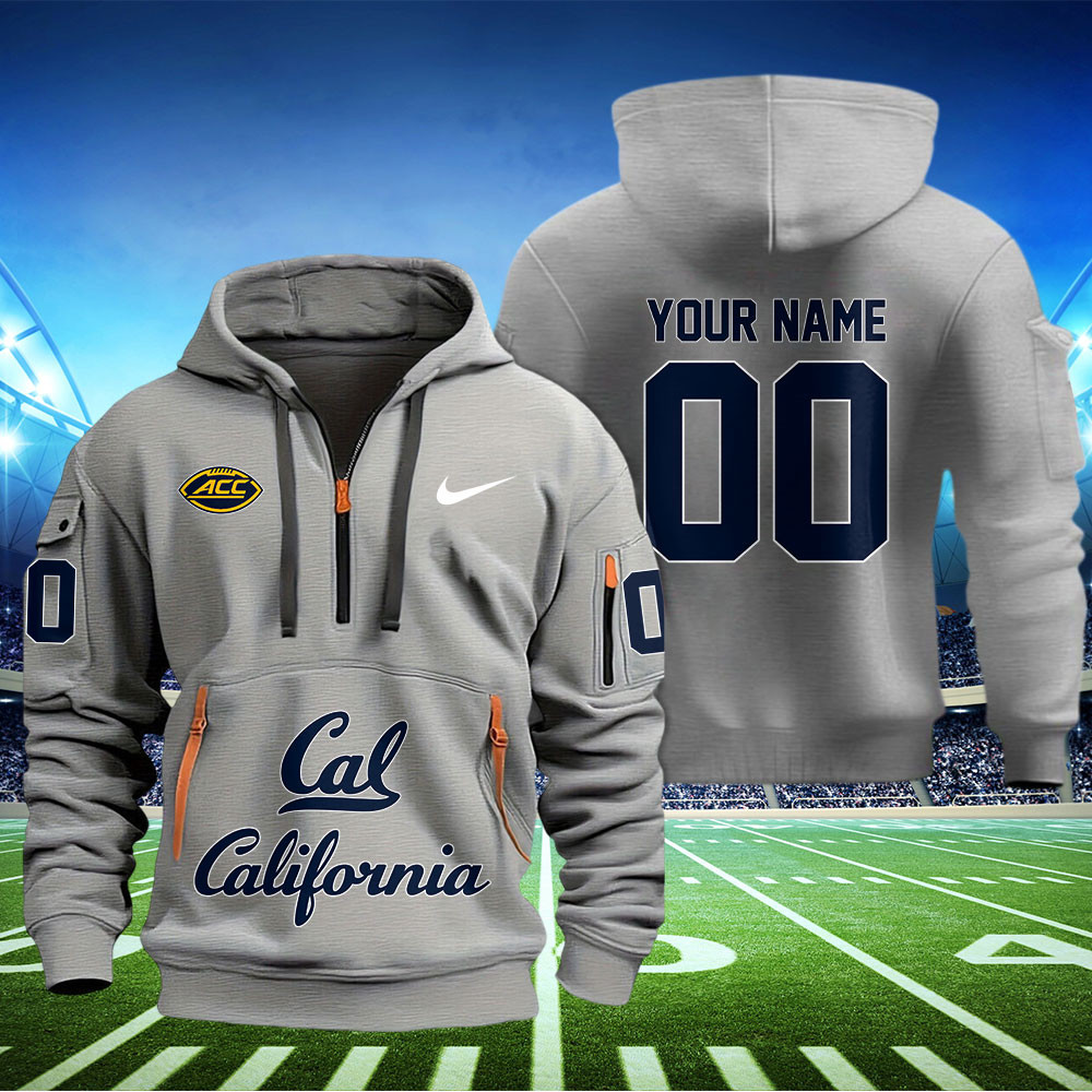 California Golden Bears Football Quarter Zip Hoodie