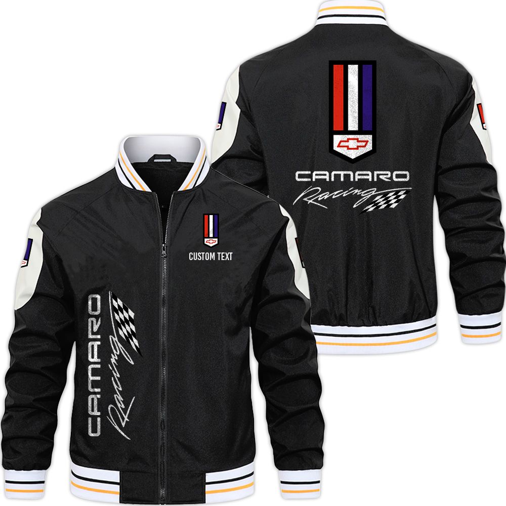 Camaro racing Varsity Jacket, Zipper Jackets Customize Name