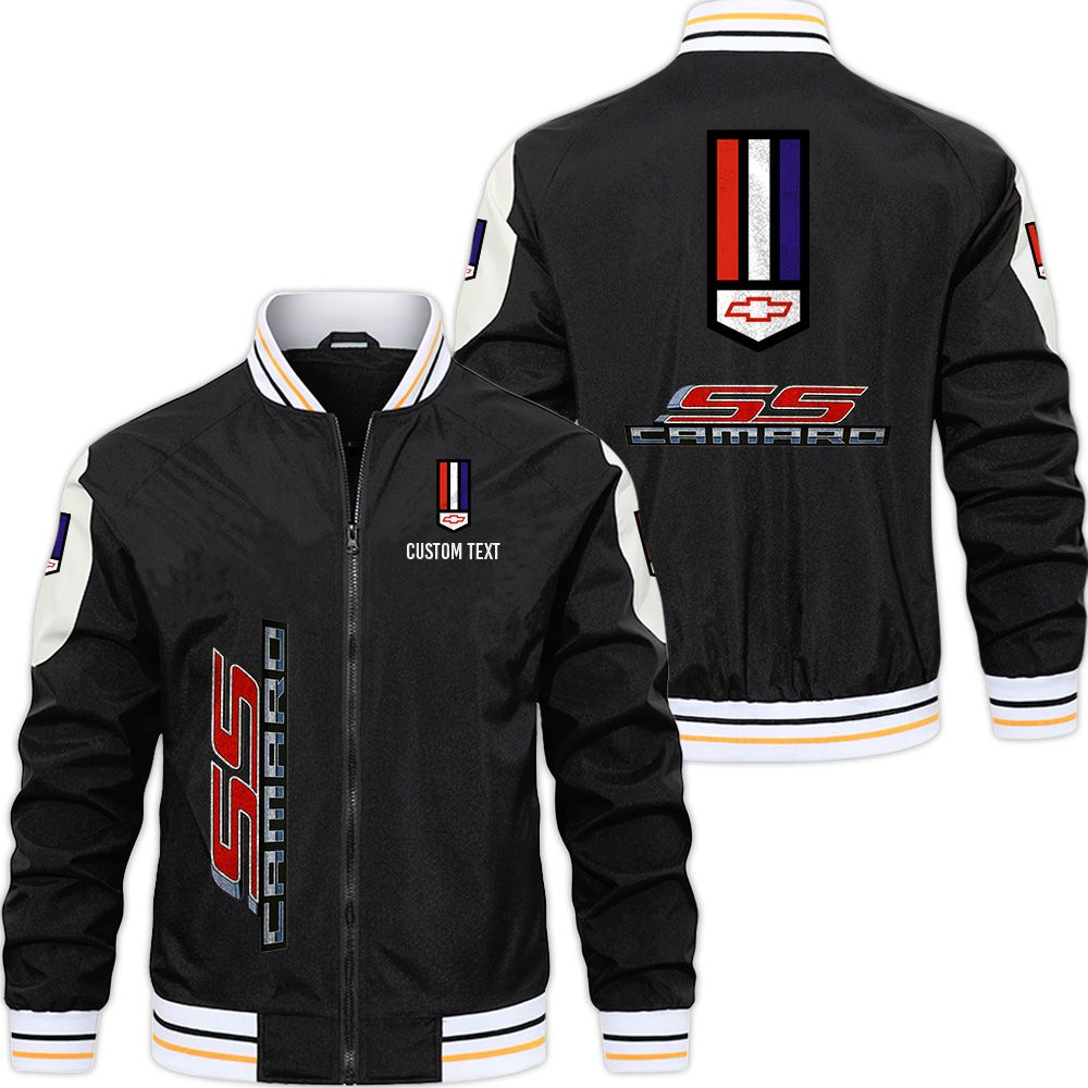 Camaro SS Varsity Jacket, Zipper Jackets Customize Name