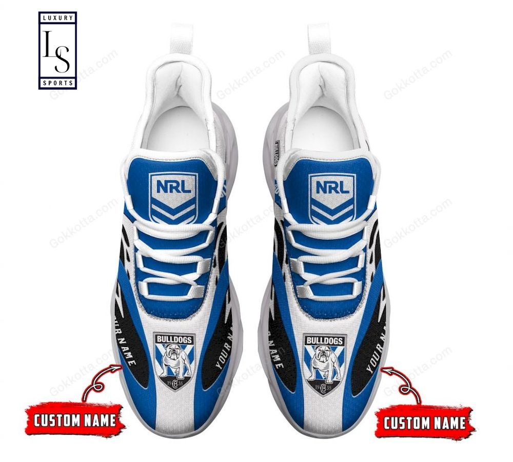 Canterbury-Bankstown Bulldogs NRL Personalized Max Soul Shoes