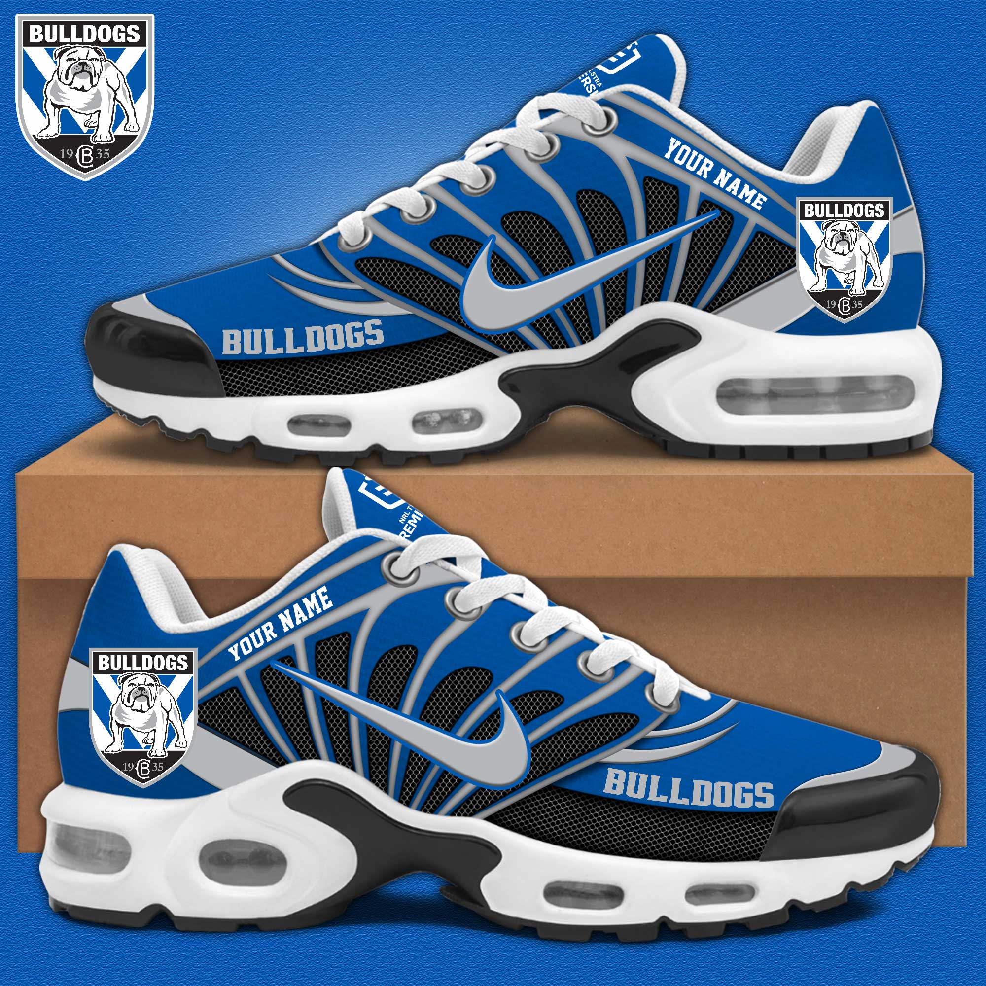 Canterbury-Bankstown Bulldogs Personalized Shoes