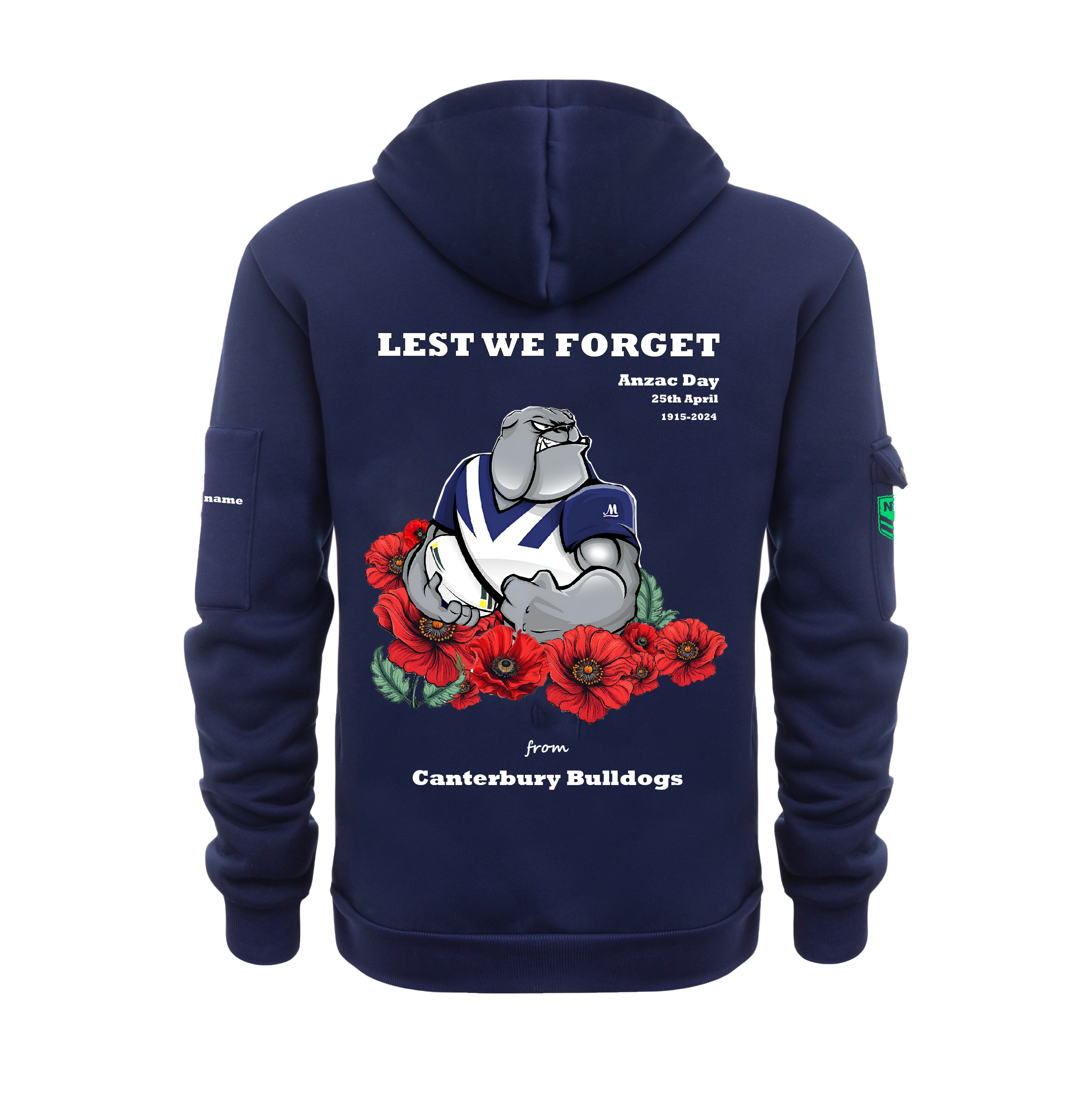 Canterbury Bulldogs ANZAC Day New Hoodie
