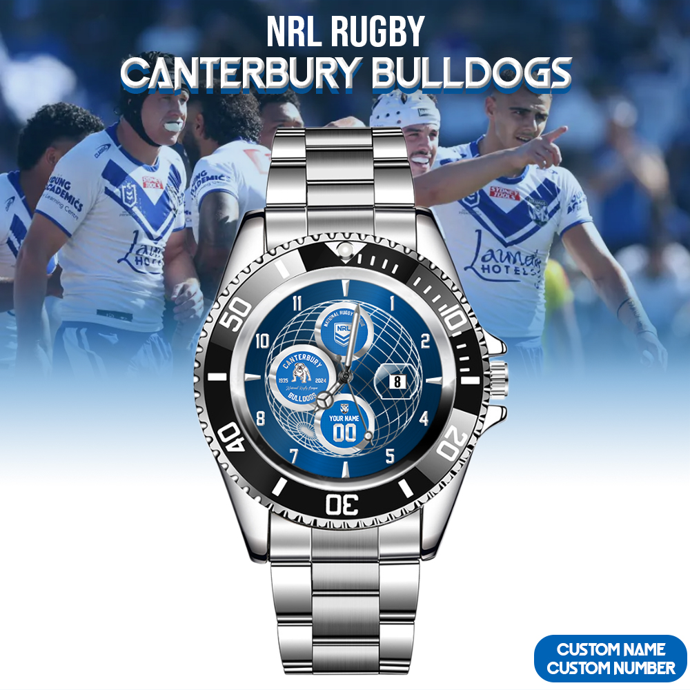 Canterbury Bulldogs Special Watch Silver 2025