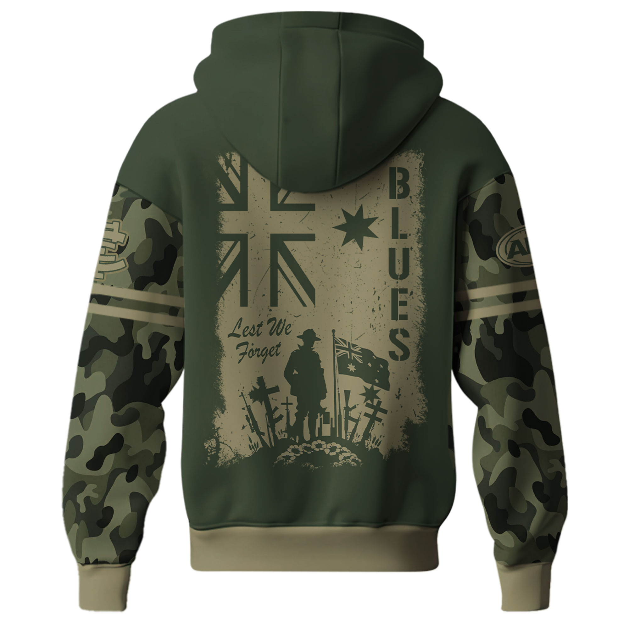 Carlton Blues AFL x Anzac Day Hoodie 2025