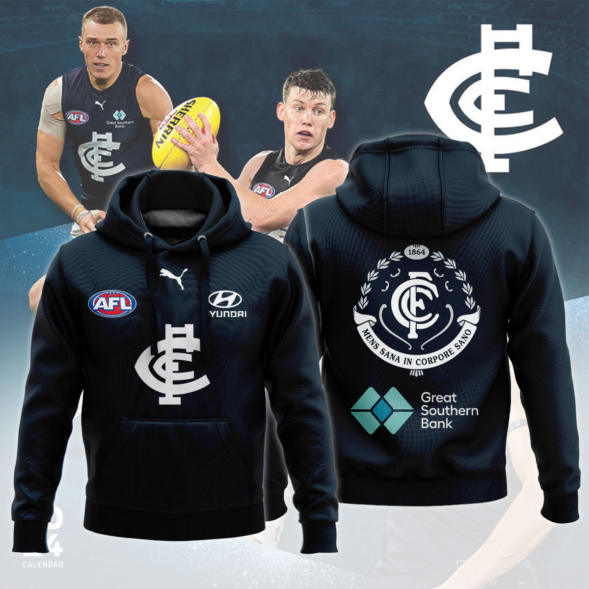Carlton Blues Hoodie