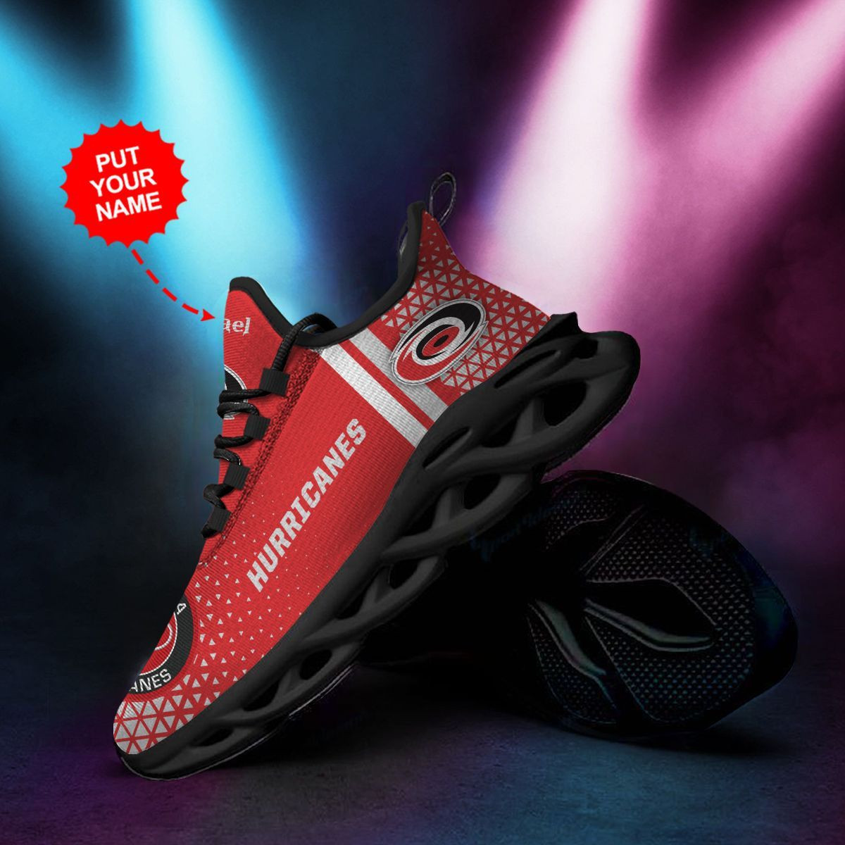 Carolina Hurricanes Custom Personalized Max Soul Sneakers Shoes