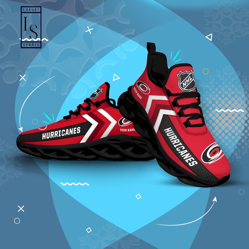 Carolina Hurricanes NHL Personalized Max Soul Shoes