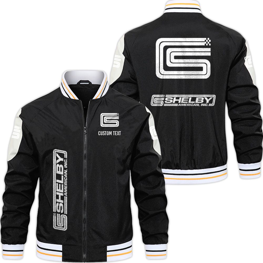 Carroll Shelby Varsity Jacket, Zipper Jackets Customize Name