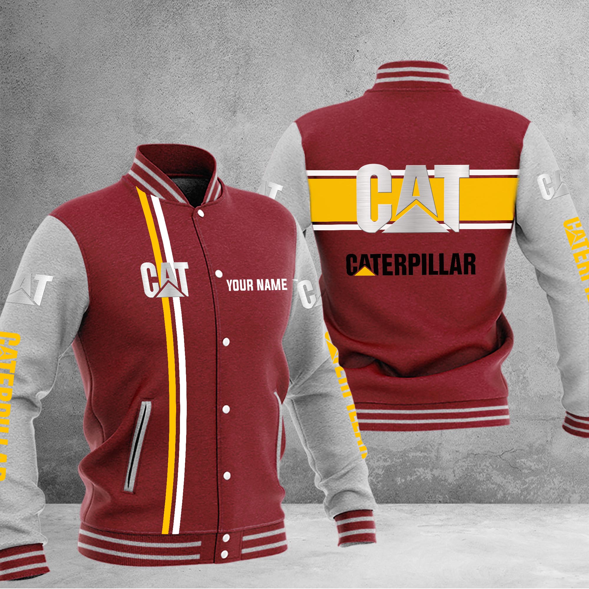 Caterpillar Baseball Jacket