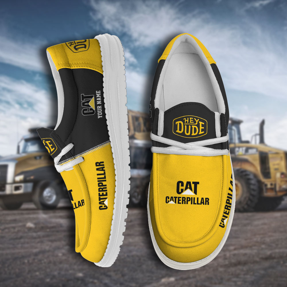 Caterpillar CAT Personalized Canvas Loafer Low Top Shoes