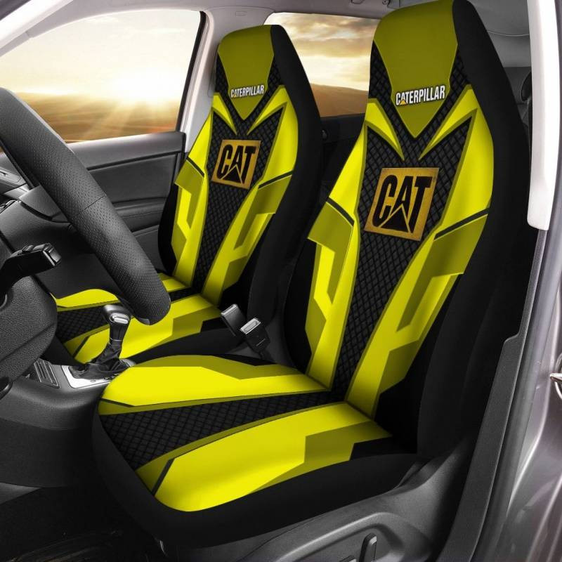 Caterpillar NCT Car Seat Cover (Set of 2) Ver 1 (Yellow)