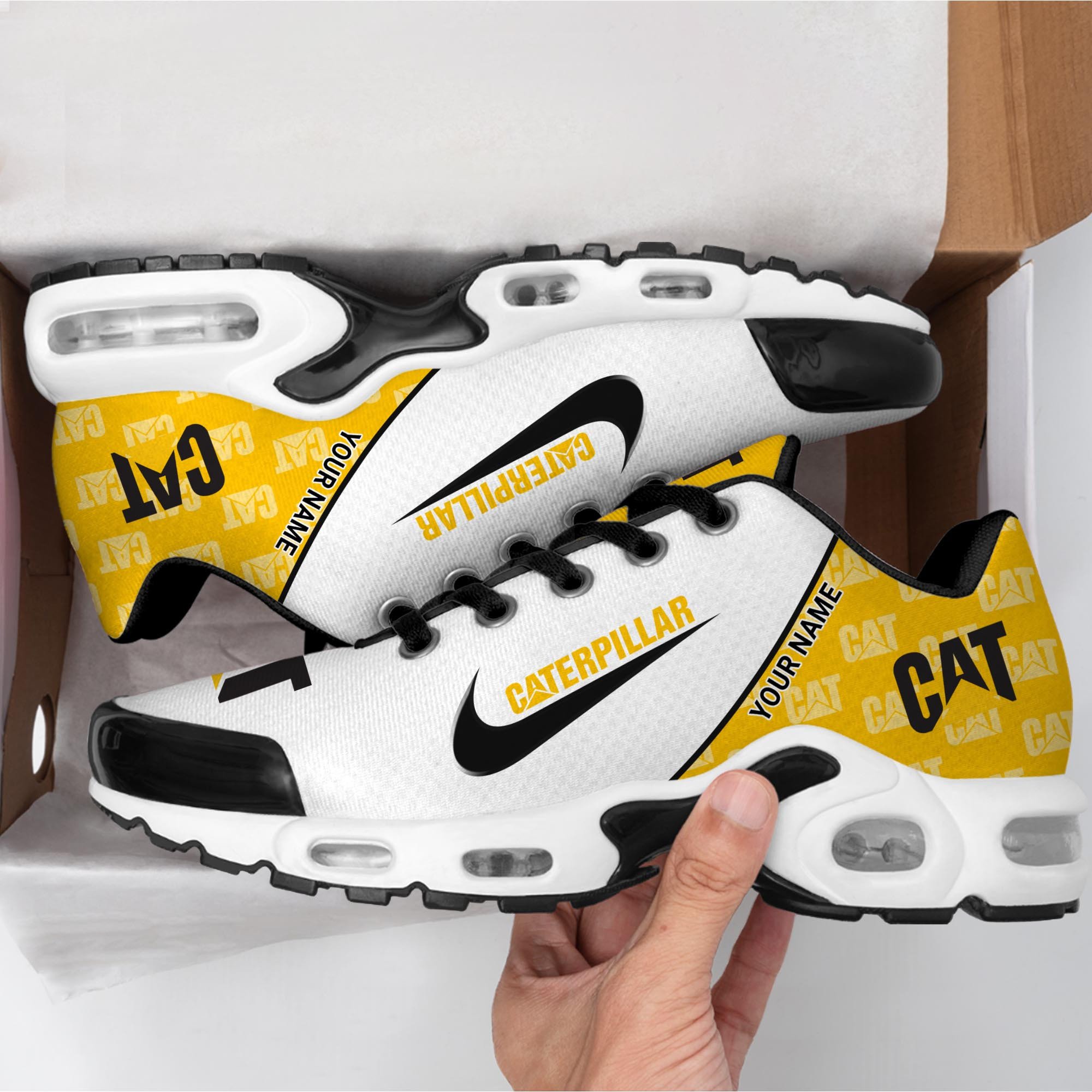 Caterpillar Personalized Name Air Cushion Sports Shoes 1059