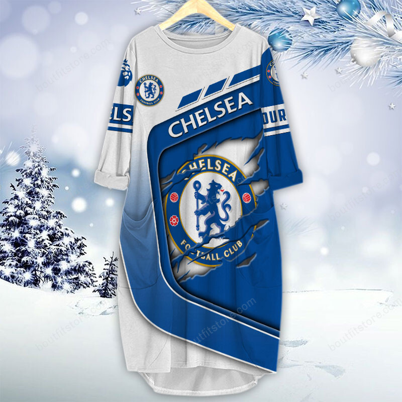 Chelsea FC All Over Print Caftan