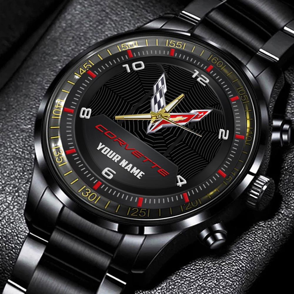 Chevrolet Corvette Stainless Steel Watch