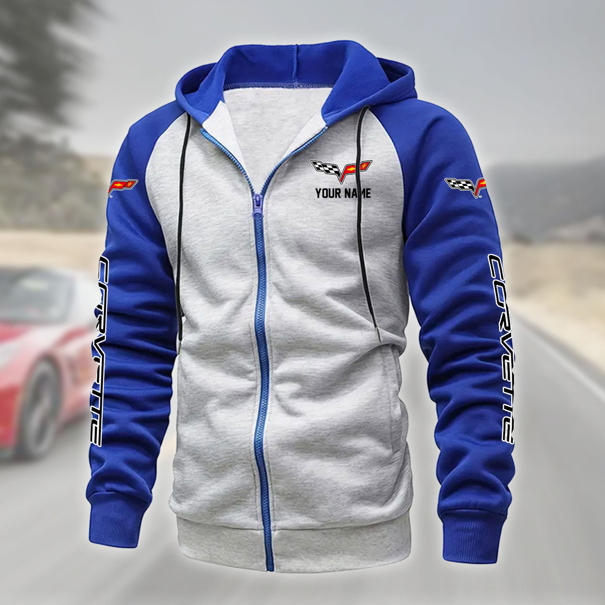 Chevrolet Corvette Zipper Hoodie