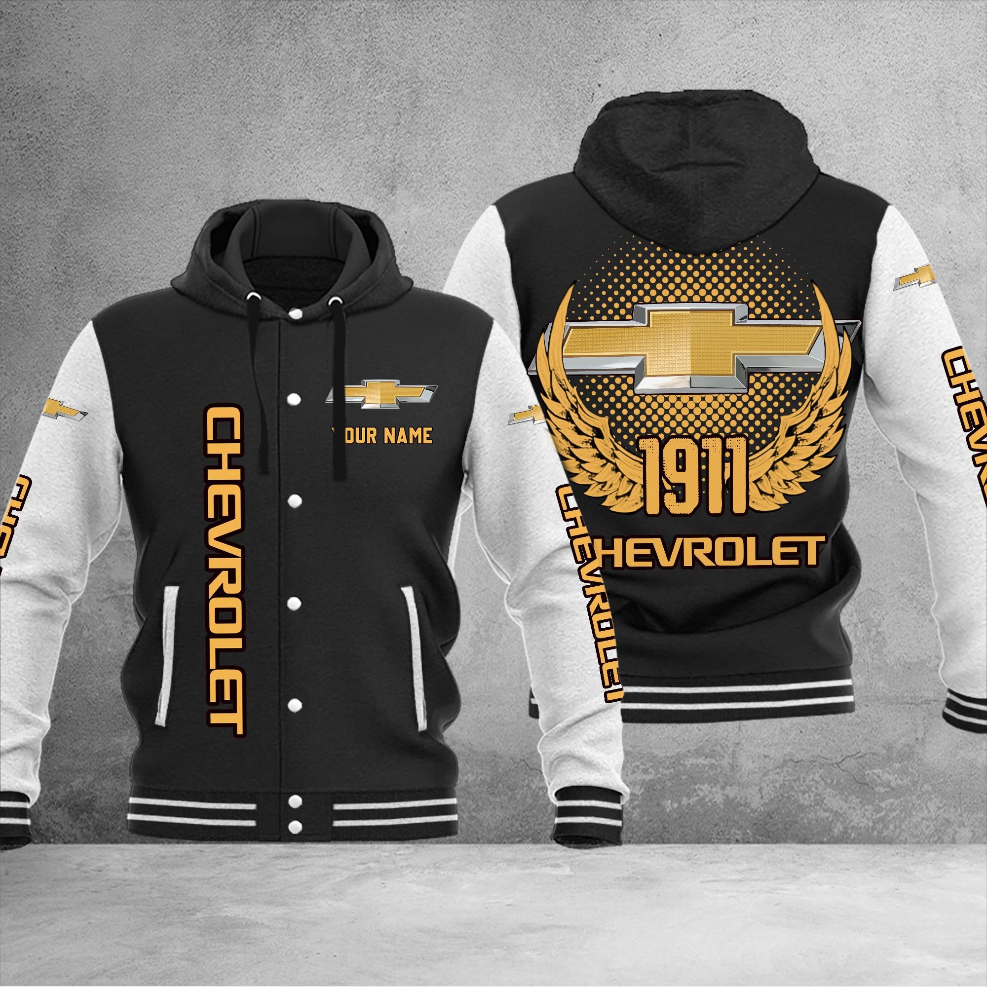 Chevrolet DMHJ1028 Baseball Jacket Multicolor