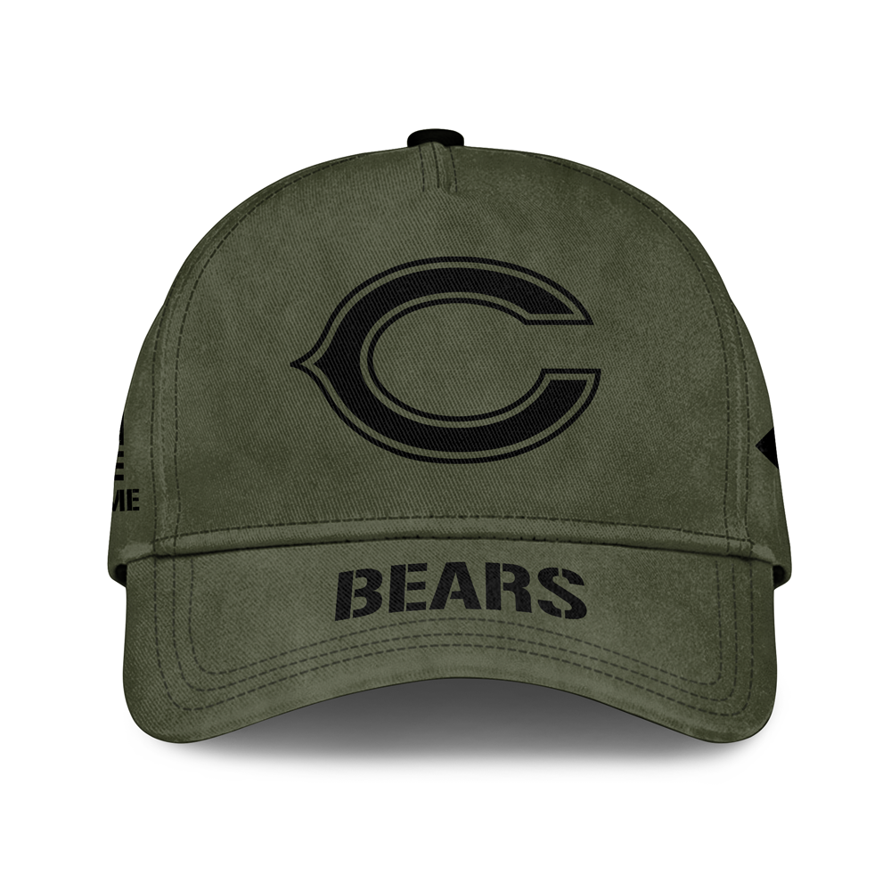 Chicago Bears Salute To Service Personalized H267 Fleece Tactical Jacket Set SP06122306ID02DS01